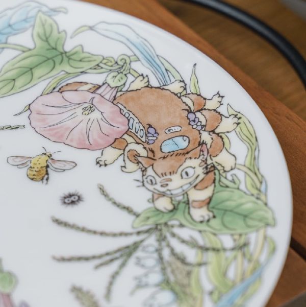 宮崎駿 日本製』Noritake 龍貓 骨瓷磁盤23cm-4J