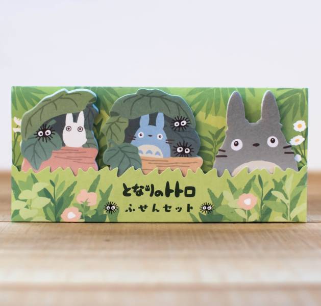 宮崎駿 龍貓 造型便利貼/便條紙 台南好玩.日本商品.日本正版.日本代購.日本雜貨.龍貓娃娃.宮崎駿周邊商品.魔女宅急便.神隱少女.無臉男.霍爾移動城堡.波妞.史努比.角落生物.拼圖.Peko牛奶妹.迪士尼