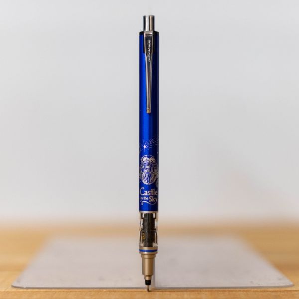 日本製 宮崎駿 天空之城 2倍旋轉自動鉛筆 台南好玩.日本商品.日本正版.日本代購.日本雜貨.龍貓娃娃.宮崎駿周邊商品.魔女宅急便.神隱少女.無臉男.霍爾移動城堡.波妞.史努比.角落生物.拼圖.Peko牛奶妹.迪士尼