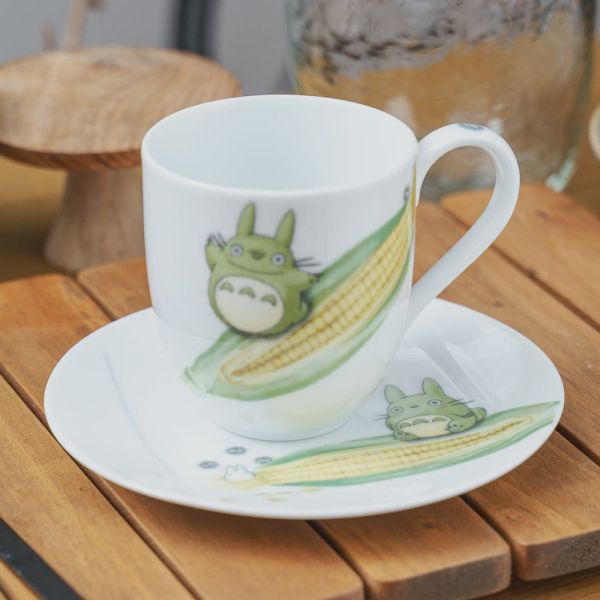 宮崎駿 Noritake 龍貓 蔬果系列馬克杯～玉米 台南好玩.日本商品.日本正版.日本代購.日本雜貨.龍貓娃娃.宮崎駿周邊商品.魔女宅急便.神隱少女.無臉男.霍爾移動城堡.波妞.史努比.角落生物.拼圖.Peko牛奶妹.迪士尼