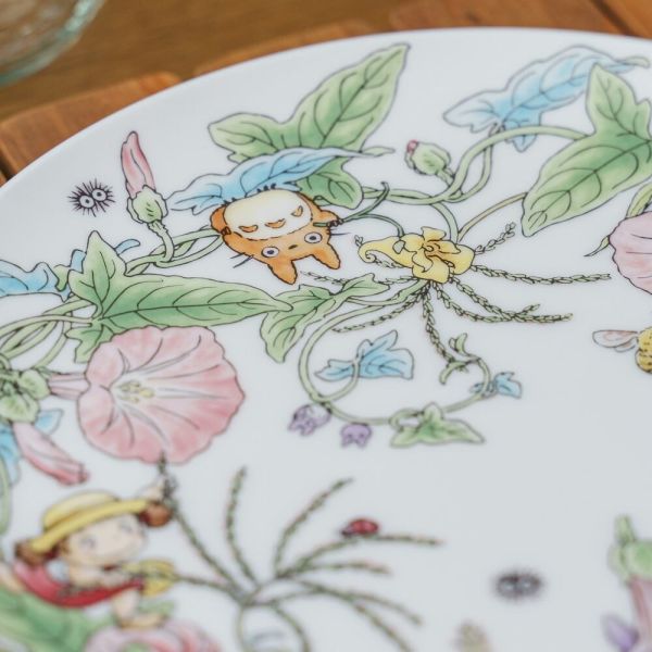 宮崎駿 日本製』Noritake 龍貓 骨瓷磁盤23cm-4J