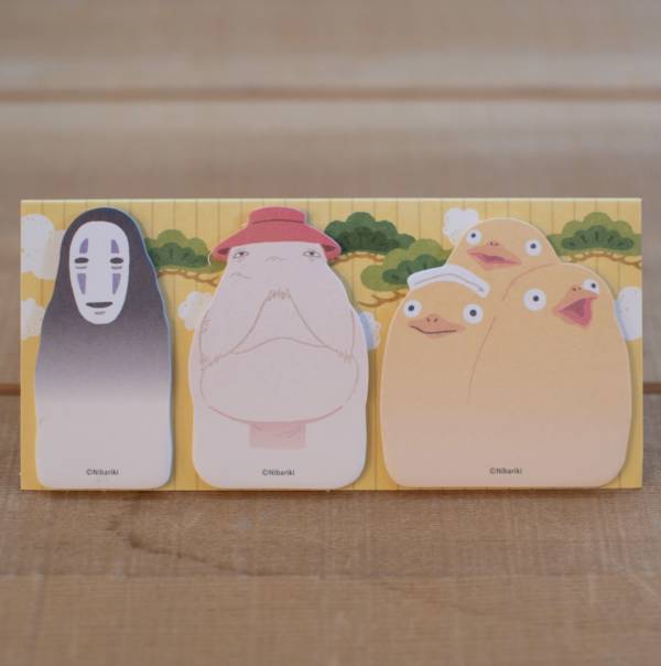 宮崎駿 神隱少女 造型便利貼/便條紙 台南好玩.日本商品.日本正版.日本代購.日本雜貨.龍貓娃娃.宮崎駿周邊商品.魔女宅急便.神隱少女.無臉男.霍爾移動城堡.波妞.史努比.角落生物.拼圖.Peko牛奶妹.迪士尼