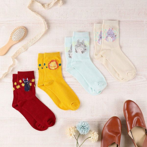 宮崎駿 神隱少女 立體棉花糖主角造型中筒襪系列~大寶寶 