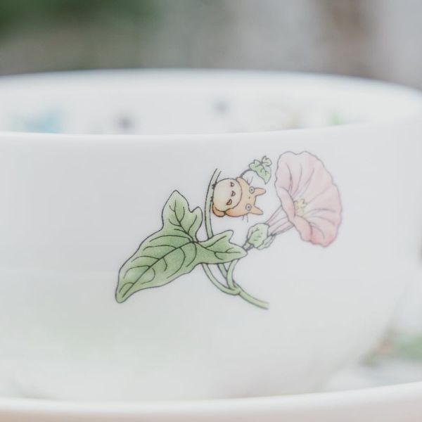 宮崎駿 日本製』Noritake 龍貓 骨瓷奶茶/咖啡杯盤組-4J 