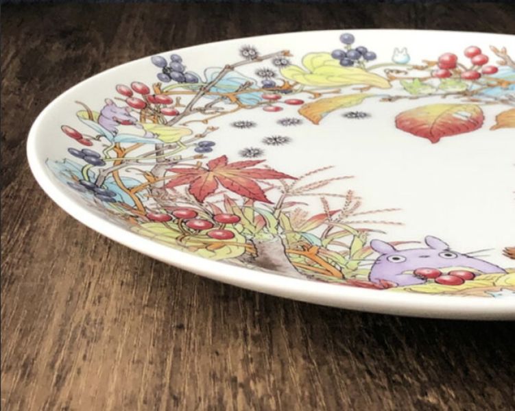 宮崎駿 日本製』Noritake 龍貓 骨瓷磁盤23cm-6J