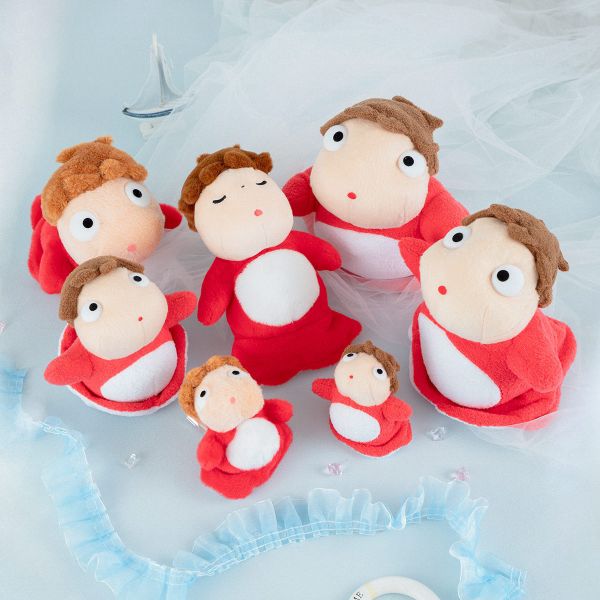 崖上的波妞 睡覺的波妞 手玉玩偶/沙包/絨毛玩偶 