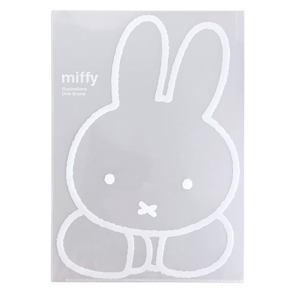 『日本製』Miffy米菲兔 透明A4 3層文件收納夾 
