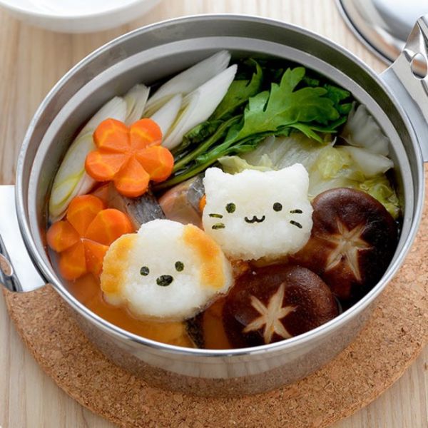 『日本媽媽的法寶』貓、狗臉部表情 飯糰壓模  