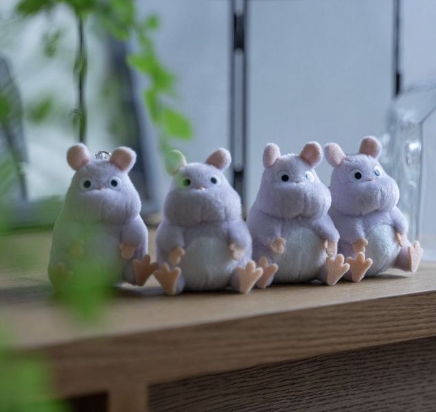 宮崎駿 千與千尋/神隱少女 小少爺變身紫老鼠/大寶寶 鑰匙圈/吊飾 