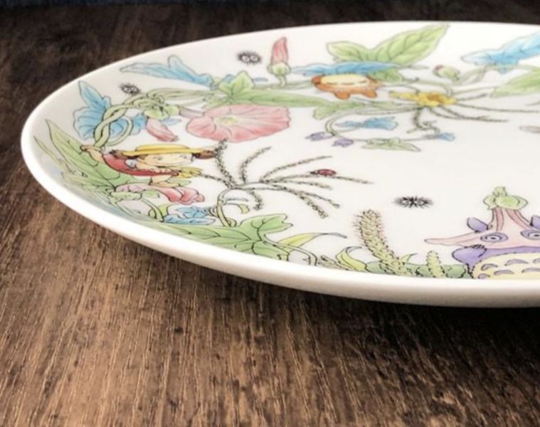 宮崎駿 日本製』Noritake 龍貓 骨瓷磁盤23cm-4J