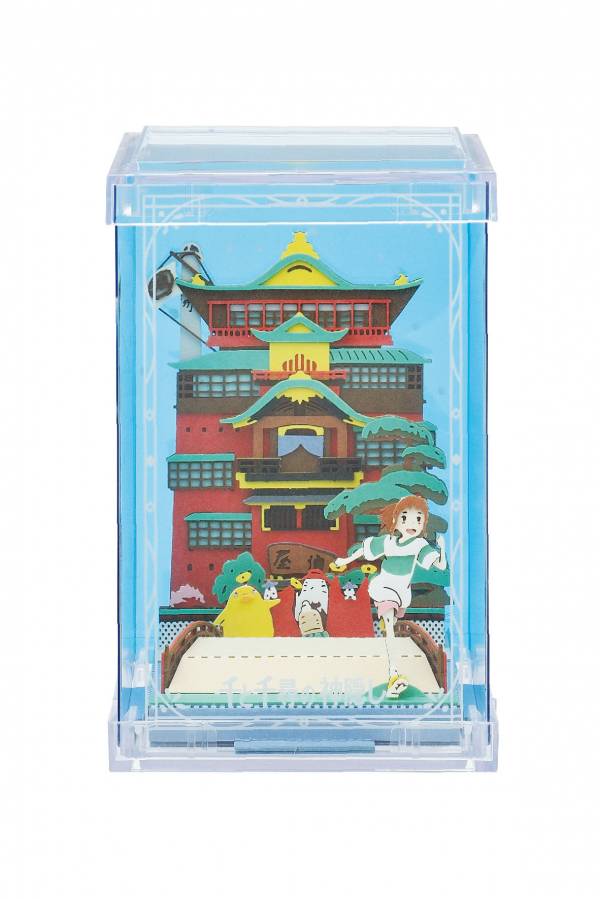 宮崎駿 神隱少女 DIY系列迷你紙劇場-再見油屋 台南好玩.日本商品.日本正版.日本代購.日本雜貨.龍貓娃娃.宮崎駿周邊商品.魔女宅急便.神隱少女.無臉男.霍爾移動城堡.波妞.史努比.角落生物.拼圖.Peko牛奶妹.迪士尼