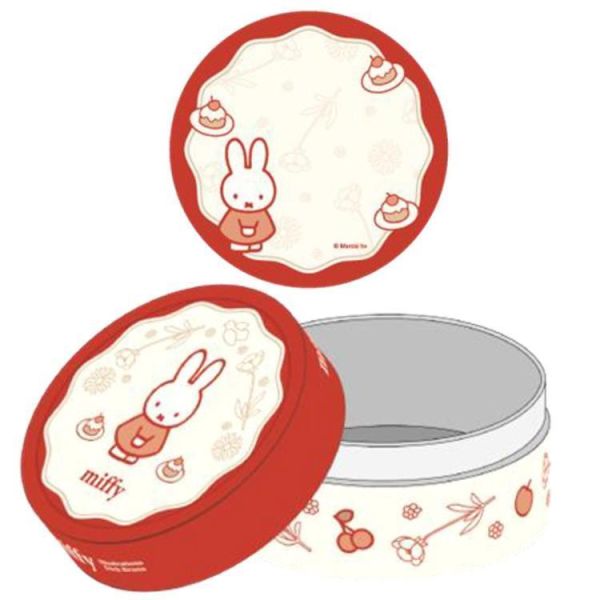 Miffy 米菲兔 圓形蛋糕硬盒造型便條紙 