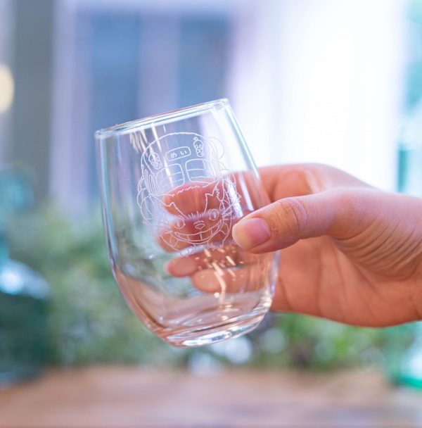『日本製』Noritake龍貓玻璃杯 ～龍貓巴士 台南好玩.日本商品.日本正版.日本代購.日本雜貨.龍貓娃娃.宮崎駿周邊商品.魔女宅急便.神隱少女.無臉男.霍爾移動城堡.波妞.史努比.角落生物.拼圖.Peko牛奶妹.迪士尼.