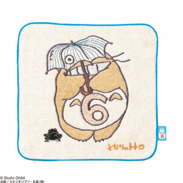 宮崎駿 龍貓 月份小方巾-6月 台南好玩.日本商品.日本正版.日本代購.日本雜貨.龍貓娃娃.宮崎駿周邊商品.魔女宅急便.神隱少女.無臉男.霍爾移動城堡.波妞.史努比.角落生物.拼圖.Peko牛奶妹.迪士尼