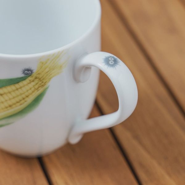 宮崎駿 Noritake 龍貓 蔬果系列馬克杯～玉米 台南好玩.日本商品.日本正版.日本代購.日本雜貨.龍貓娃娃.宮崎駿周邊商品.魔女宅急便.神隱少女.無臉男.霍爾移動城堡.波妞.史努比.角落生物.拼圖.Peko牛奶妹.迪士尼