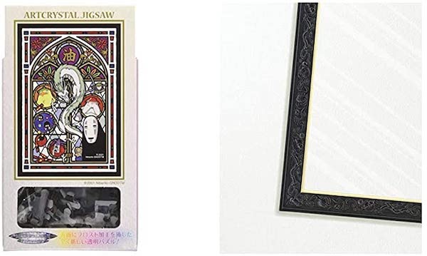 『日本製』宮崎駿 神隱少女126pcs 透明壓克力彩繪拼圖 台南好玩.日本商品.日本正版.日本代購.日本雜貨.龍貓娃娃.宮崎駿周邊商品.魔女宅急便.神隱少女.無臉男.霍爾移動城堡.波妞.史努比.角落生物.拼圖.Peko牛奶妹.迪士尼