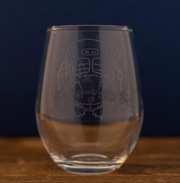 『日本製』Noritake龍貓玻璃杯 ～龍貓巴士 台南好玩.日本商品.日本正版.日本代購.日本雜貨.龍貓娃娃.宮崎駿周邊商品.魔女宅急便.神隱少女.無臉男.霍爾移動城堡.波妞.史努比.角落生物.拼圖.Peko牛奶妹.迪士尼.