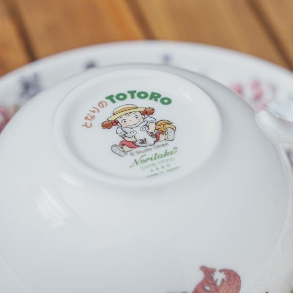 宮崎駿 日本製』Noritake 龍貓 骨瓷奶茶/咖啡杯盤組-4J 