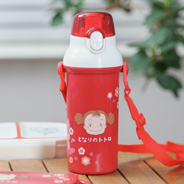 日本製 宮崎駿 龍貓 抗菌直飲式水壺 附背帶 台南好玩.日本商品.日本正版.日本代購.日本雜貨.龍貓娃娃.宮崎駿周邊商品.魔女宅急便.神隱少女.無臉男.霍爾移動城堡.波妞.史努比.角落生物.拼圖.Peko牛奶妹.迪士尼