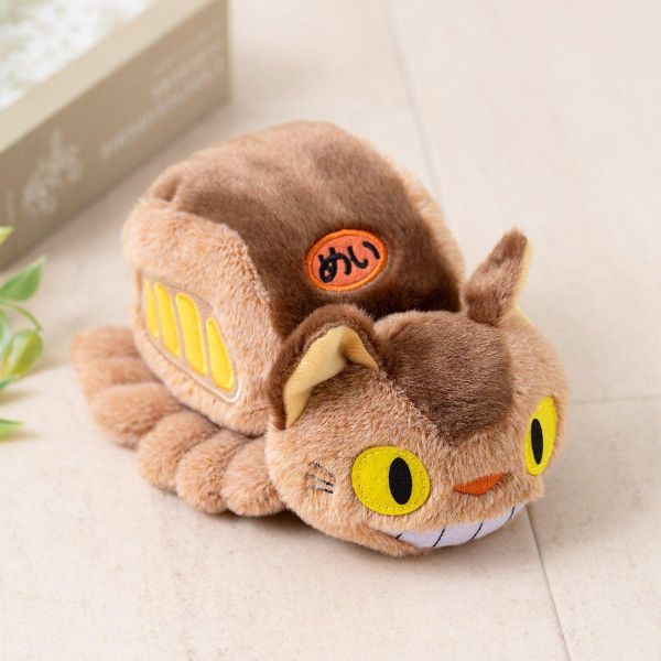 宮崎駿 龍貓 貓巴士/貓公車 軟綿綿手玉玩偶- M 