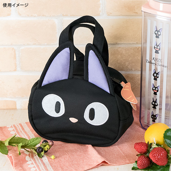 宮崎駿 魔女宅急便 厚棉手提袋/便當袋 台南好玩.日本商品.日本正版.日本代購.日本雜貨.龍貓娃娃.宮崎駿周邊商品.魔女宅急便.神隱少女.無臉男.霍爾移動城堡.波妞.史努比.角落生物.拼圖.Peko牛奶妹.迪士尼.