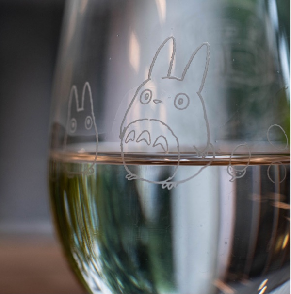 『日本製』Noritake龍貓玻璃杯 ～龍貓巴士 台南好玩.日本商品.日本正版.日本代購.日本雜貨.龍貓娃娃.宮崎駿周邊商品.魔女宅急便.神隱少女.無臉男.霍爾移動城堡.波妞.史努比.角落生物.拼圖.Peko牛奶妹.迪士尼.