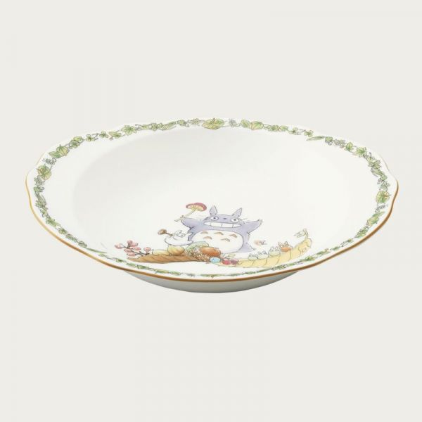 宮崎駿 龍貓 Noritake 花邊系列骨瓷深餐盤-26cm 