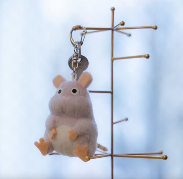 宮崎駿 千與千尋/神隱少女 小少爺變身紫老鼠/大寶寶 鑰匙圈/吊飾 