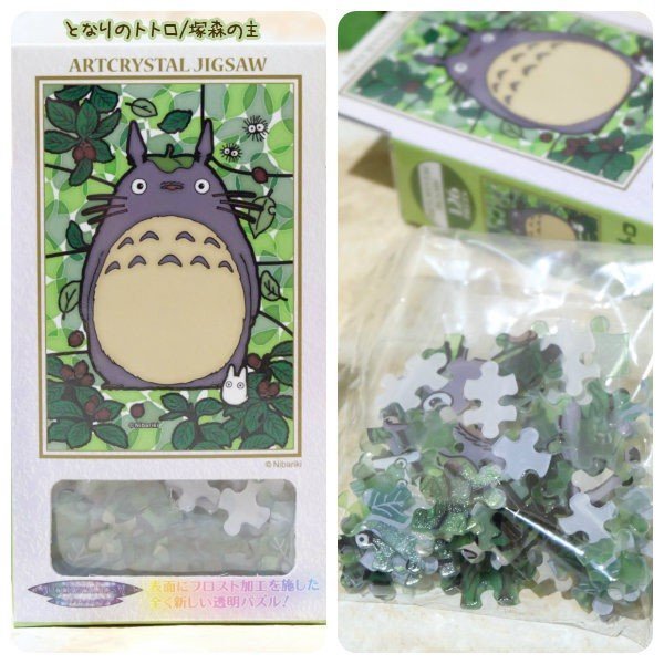 『日本製』宮崎駿 龍貓126pcs 透明壓克力彩繪拼圖 台南好玩.日本商品.日本正版.日本代購.日本雜貨.龍貓娃娃.宮崎駿周邊商品.魔女宅急便.神隱少女.無臉男.霍爾移動城堡.波妞.史努比.角落生物.拼圖.Peko牛奶妹.迪士尼