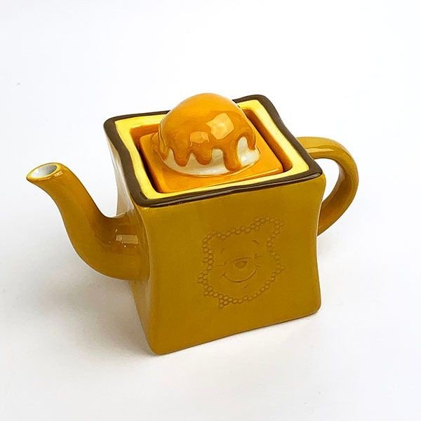 迪士尼 小熊維尼 冰淇淋蜜糖吐司陶瓷茶壺 