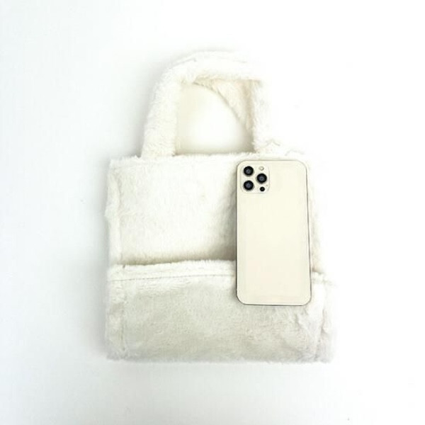 Miffy 米菲兔 經典毛毛 手提袋 