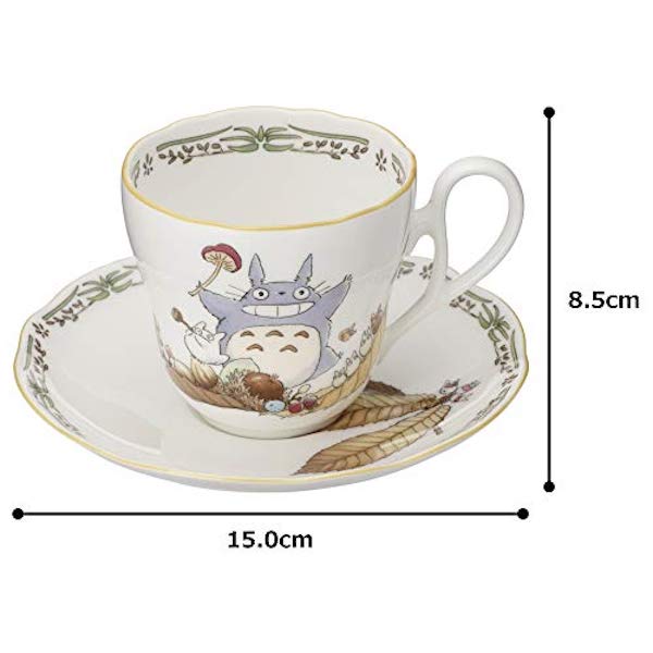宮崎駿 Noritake 龍貓骨瓷咖啡杯盤組~ 台南好玩.日本商品.日本正版.日本代購.日本雜貨.龍貓娃娃.宮崎駿周邊商品.魔女宅急便.神隱少女.無臉男.霍爾移動城堡.波妞.史努比.角落生物.拼圖.Peko牛奶妹.迪士尼