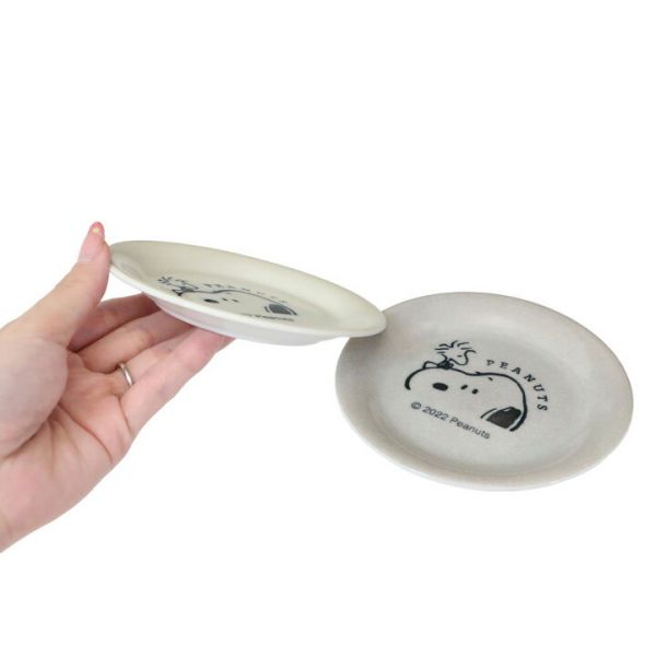『日本製』PEANUTS 史努比  12cm 瓷盤-特寫 