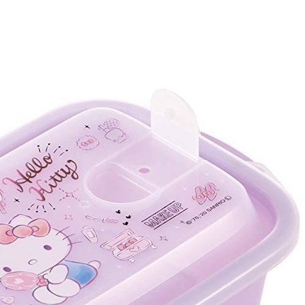 『日本製』三麗鷗 Hello Kitty 輕量型 便當盒/保鮮盒/收納盒~2入 