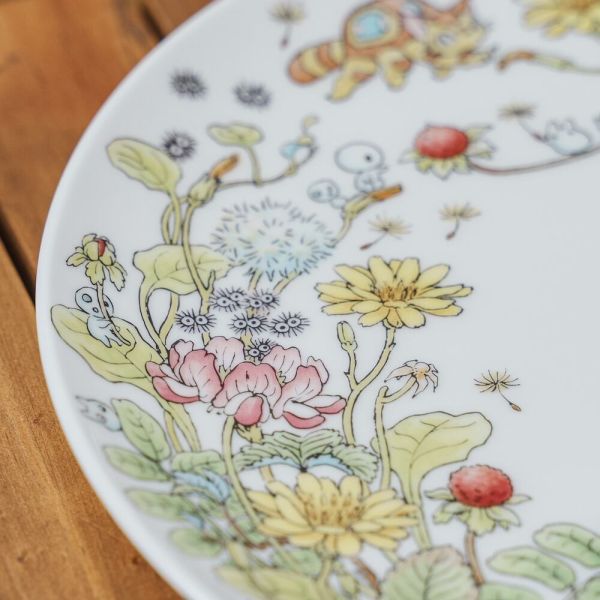 宮崎駿 日本製』Noritake 龍貓 骨瓷磁盤23cm-3J