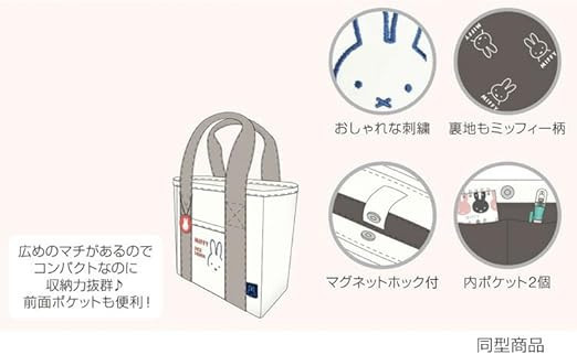 MIFFY米菲兔 帆布材質 手提袋 