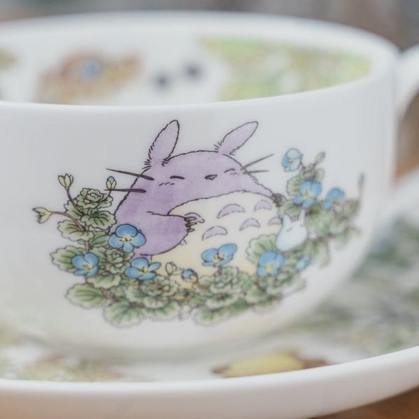 宮崎駿 日本製』Noritake 龍貓 骨瓷奶茶/咖啡杯盤組-1J 
