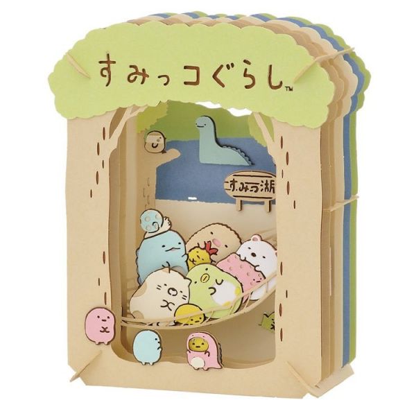 角落生物 DIY立體紙劇場-一起出遊 台南好玩.日本商品.日本正版.日本代購.日本雜貨.龍貓娃娃.宮崎駿周邊商品.魔女宅急便.神隱少女.無臉男.霍爾移動城堡.波妞.史努比.角落生物.拼圖.Peko牛奶妹.迪士尼