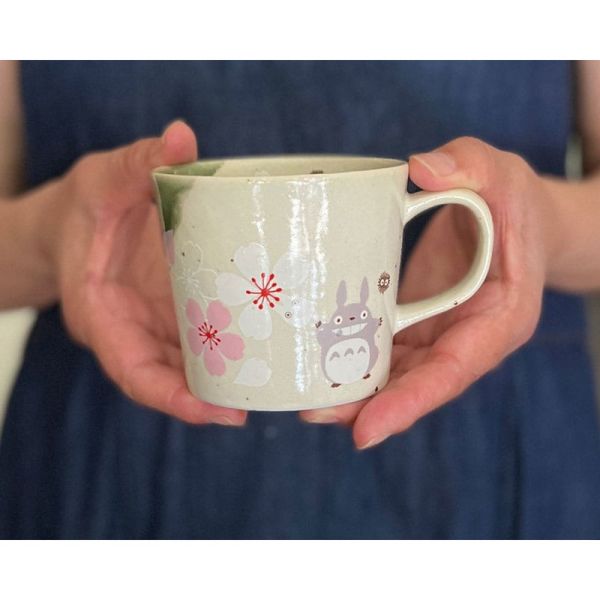 『日本製』龍貓 美濃燒馬克杯-和風櫻花 官網價