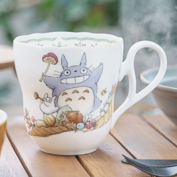 宮崎駿 Noritake 龍貓骨瓷馬克杯 台南好玩.日本商品.日本正版.日本代購.日本雜貨.龍貓娃娃.宮崎駿周邊商品.魔女宅急便.神隱少女.無臉男.霍爾移動城堡.波妞.史努比.角落生物.拼圖.Peko牛奶妹.迪士尼