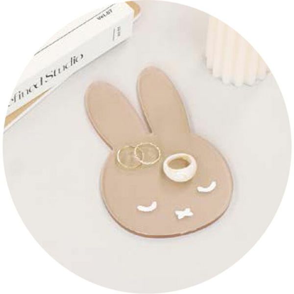 Miffy 大臉造型壓克力置物&杯墊 