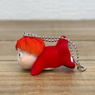 崖上的波妞 波妞植絨 珠鏈小吊飾 