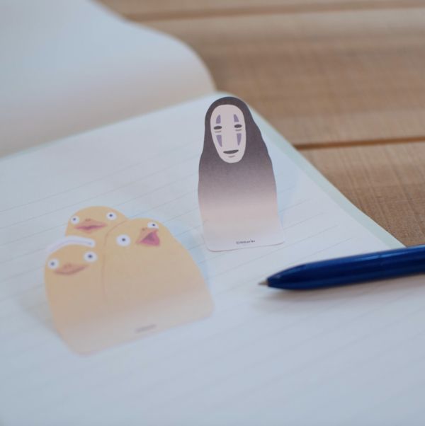 宮崎駿 神隱少女 造型便利貼/便條紙 台南好玩.日本商品.日本正版.日本代購.日本雜貨.龍貓娃娃.宮崎駿周邊商品.魔女宅急便.神隱少女.無臉男.霍爾移動城堡.波妞.史努比.角落生物.拼圖.Peko牛奶妹.迪士尼