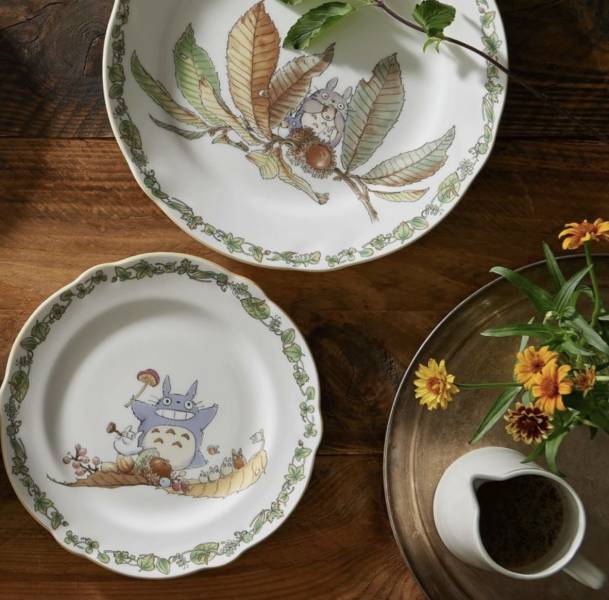 宮崎駿 Noritake 龍貓 骨瓷瓷盤/圓盤-22cm 台南好玩.日本商品.日本正版.日本代購.日本雜貨.龍貓娃娃.宮崎駿周邊商品.魔女宅急便.神隱少女.無臉男.霍爾移動城堡.波妞.史努比.角落生物.拼圖.Peko牛奶妹.迪士尼