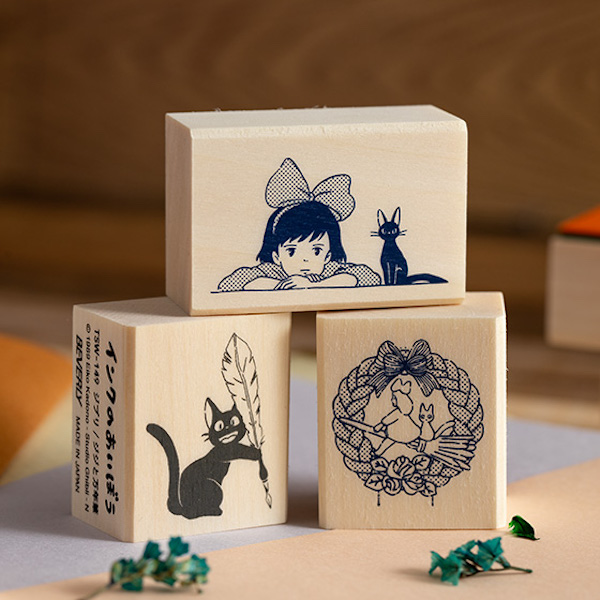 『日本製』魔女宅急便 麵包屋招牌 橡皮印章 