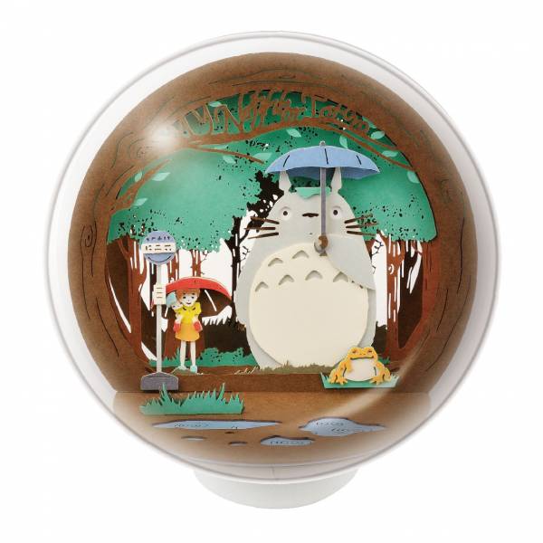 宮崎駿 龍貓 DIY球型立體紙劇場 -巴士站等待 台南好玩.日本商品.日本正版.日本代購.日本雜貨.龍貓娃娃.宮崎駿周邊商品.魔女宅急便.神隱少女.無臉男.霍爾移動城堡.波妞.史努比.角落生物.拼圖.Peko牛奶妹.迪士尼