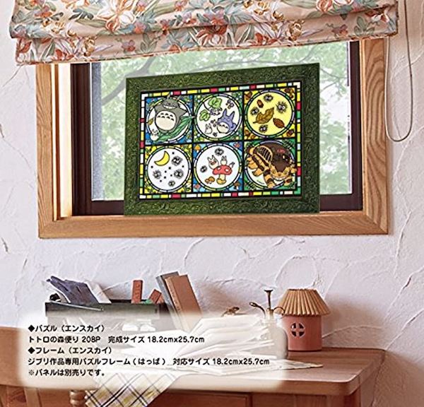 『日本製』宮崎駿 龍貓 208pcs 透明壓克力拼圖 台南好玩.日本商品.日本正版.日本代購.日本雜貨.龍貓娃娃.宮崎駿周邊商品.魔女宅急便.神隱少女.無臉男.霍爾移動城堡.波妞.史努比.角落生物.拼圖.Peko牛奶妹.迪士尼
