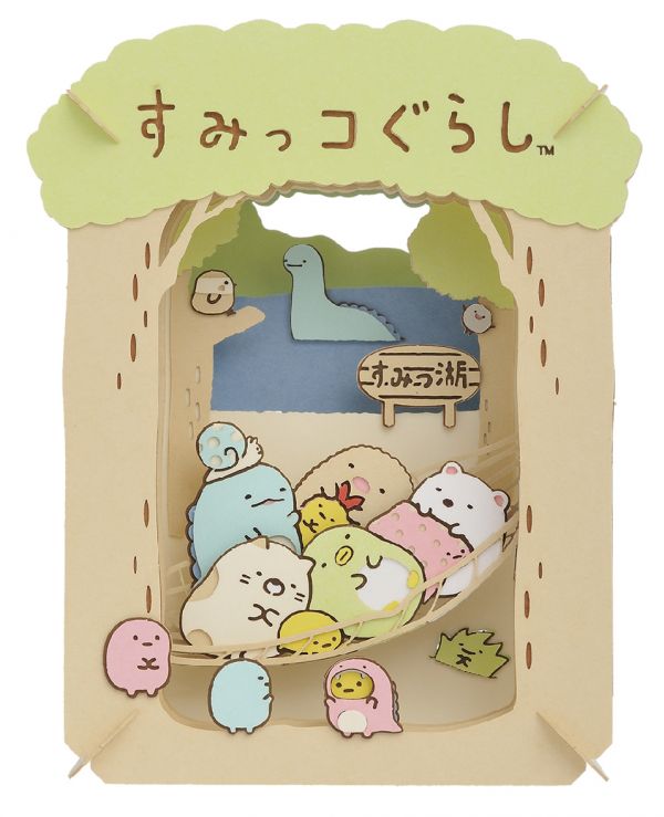 角落生物 DIY立體紙劇場-一起出遊 台南好玩.日本商品.日本正版.日本代購.日本雜貨.龍貓娃娃.宮崎駿周邊商品.魔女宅急便.神隱少女.無臉男.霍爾移動城堡.波妞.史努比.角落生物.拼圖.Peko牛奶妹.迪士尼