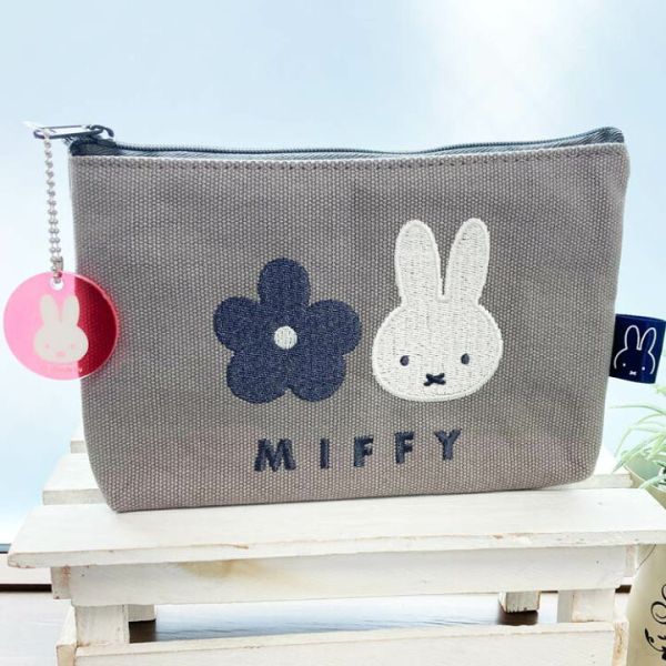 MIFFY米菲兔 帆布材質收納包/化妝包 