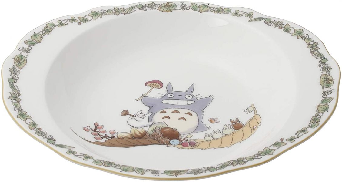 宮崎駿 龍貓 Noritake 花邊系列骨瓷深餐盤-26cm 